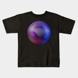 Glowing Cube Ring Ball Kids T-Shirt